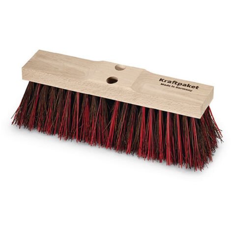 Scopa da strada Bahia / Elaston L.400mm con 2 fori per manico sella legno KRAFTPAKET