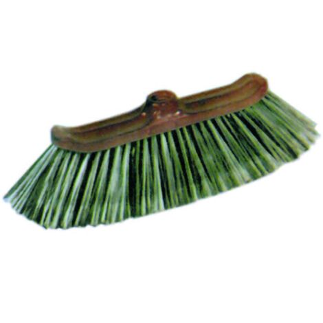 Scopa domestica pavone in legno - cm.34x8x12h. - 12 pz