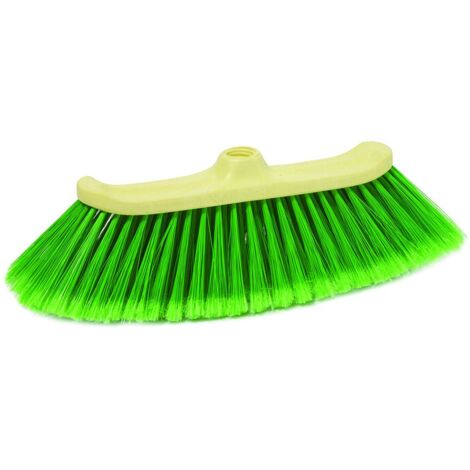 Scopa domestica pavone in plastica - cm.36x10x12h. - 10 pz