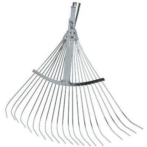 Scopa Giardino A Ventaglio 863 Agef Acciaio Zincato Cm 50/63X53 O.Conico D.Tondi Mm 26 - 1 Pz