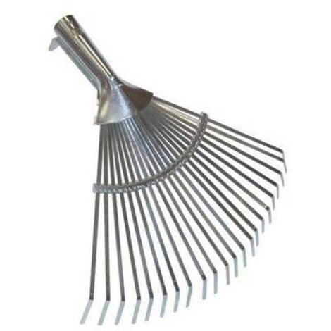 Scopa Giardino A Ventaglio Stars Acciaio Zinc Cm 29/48X43 O.Conico Mm 26 - 1 Pz