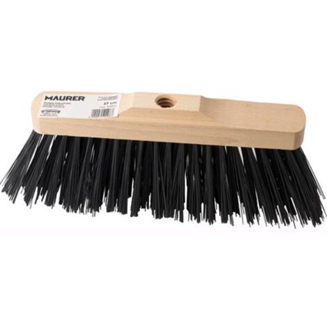 SCOPA INDUSTRIALE PICCOLA Supporto in Legno Senza Manico 27 cm MAURER