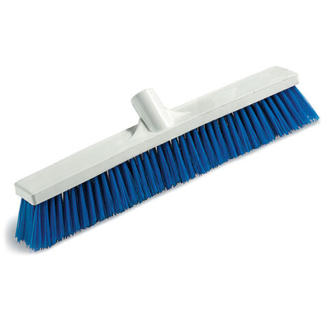 Scopa PBT blu per alimentari da 60 cm.