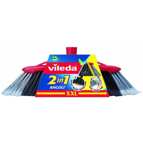 Scopa Scope Vileda Angoli 2 In 1 Xxl Senza Manico  Confezione 6 Pz