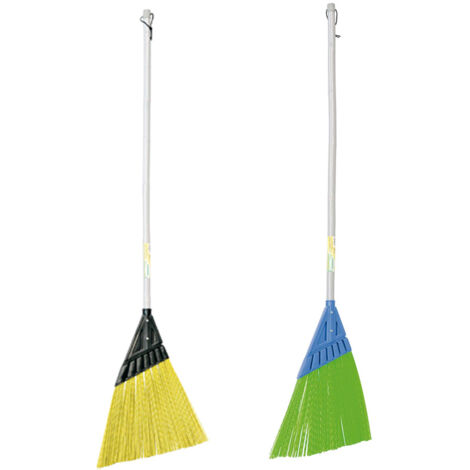SCOPA TRAPEZIA IN PLASTICA COLORE VERDE
