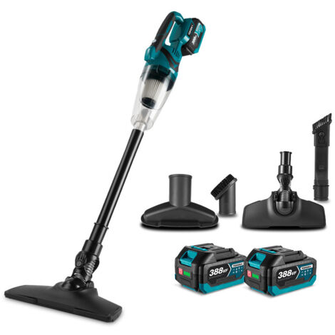 Scope elettriche Aspirapolvere con 2 Batterie +6 Accessorio