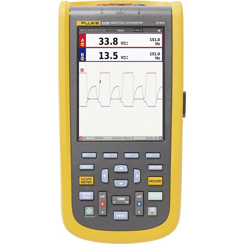 Fluke - Oscilloscope manuel 123B/EU 20 MHz 2 canaux 4 kéch/s fonctions multimètre W510881