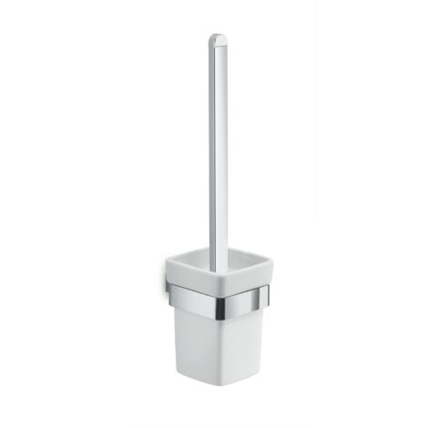Scopino da muro in acciaio inox, alluminio e Cromall SG33-03 Gedy serie SPLUGA Cromato