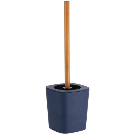 Scopino in gomma + abs e stelo in bambù - blu navy - Tendance