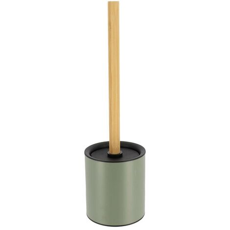 Scopino in metallo con gambo in bambù - kaki bambù - Tendance