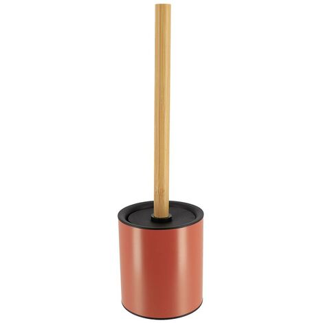 Scopino in metallo con gambo in bambù - terracotta/bambù - Tendance