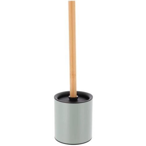 Scopino in metallo con gambo in bambù - verde eucalipto - Tendance