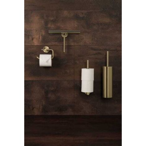 Scopino per WC in oro spazzolato