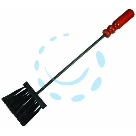SCOPINO SETOLE NYLON PER CAMINO MANICO LEGNO cm.55