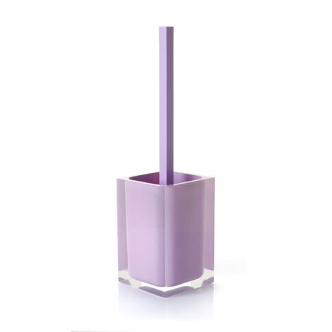 Scopino WC d'appoggio con ciuffo in setole linea Rainbow Gedy RA33 Lilla