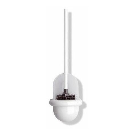 Scopino WC Hewi SERIE 477 trasp. plastica sabbia bianca opaca