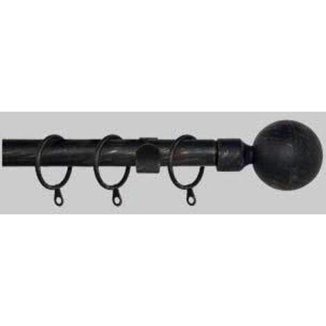 Scorritenda a strappo sfera 120/210 cm - nero/oro