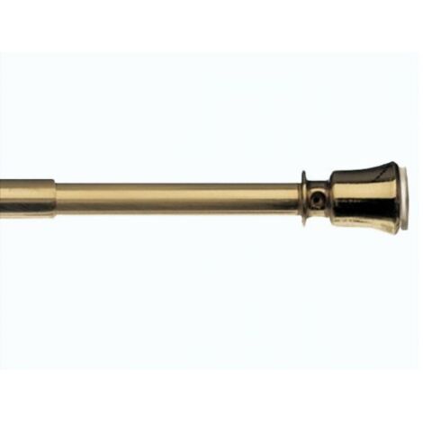 Asta Per Tende In Metallo Oro Antico – Diametro 19 Mm, 1 Binario – Set Completo Con Supporti E Terminali – Lunghezza 400 Cm (Divisibile) – Per Decorazione Classica