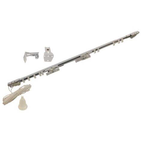 Scorritenda In Acciaio Bianco Orsa Minore Con Supporti Laterali 71-122cm 1pz