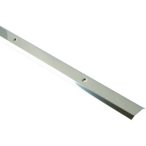 Scossalina per tappeti avvitabile in acciaio inox da 100 cm Tasselli e viti 7008 04