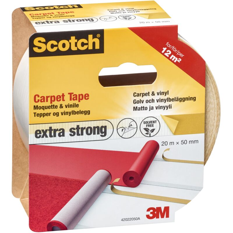 Scotch 42022050b Nastro Biadesivo Per Moquette E Pavimento In Vinil...