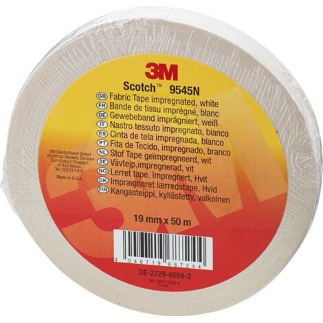 Scotch  9545NW19 Gewebeklebeband Scotch® Weiß (L x B) 50 m x 19 mm 1 St.