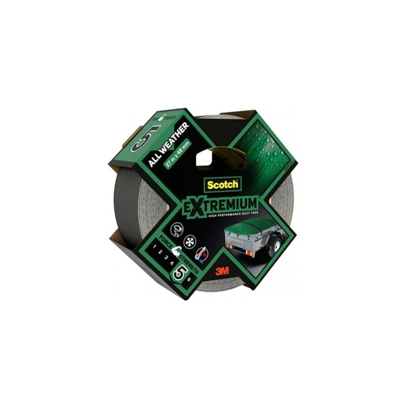 Scotch - Nastro adesivo per esterni ad alta pressione 27,4 m x 48 mm 41034818nr 3m