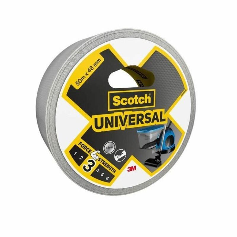Nastro adesivo universale 3,50 m x 48 mm, grigio