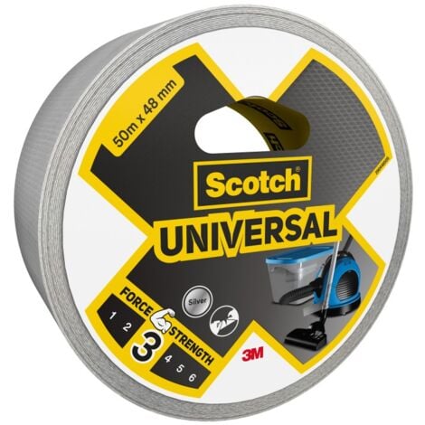 Adhésif De Réparation Scotch Universal, Une Face L.50 M X L.48 Mm Gris