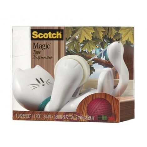 Scotch C39 cinta adhesiva Plástico Azul, Blanco