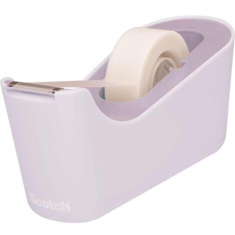 SCOTCH DISPENSADOR DE CINTA C18-L + 1 ROLLO MAGIC DE 19MMX33M LAVANDA PASTEL
