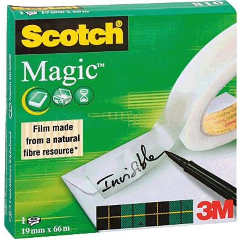 Image of 3M - Scotch scotch® Magic™ 810 M8101966 Nastro adesivo Scotch® Magic™ 810 Trasparente (l x l) 66 m x 19 mm 1 pz.