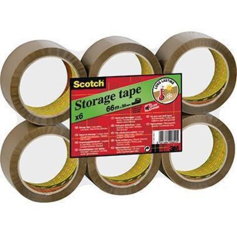 Scotch Packband S5066B6 50mmx66m braun 6 Rl./Pack.