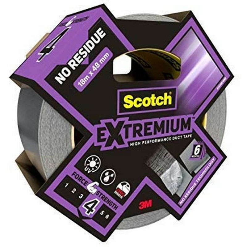 Image of Scotch - Extremium no residue- Nastro Adesivo ad Alte Prestazioni, Waterproof, Zero Residui, 18,2 m x 48 mm