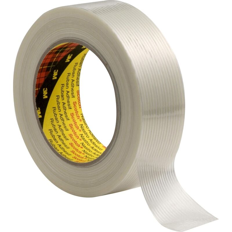 8956 89561950 Ruban adhésif à filament blanc (l x l) 50 m x 19 mm 1 pc(s) Q110502 - Scotch