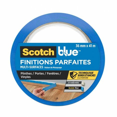SCOTCH Ruban de masquage SCOTCH l.36 mm x L.41 m finitions parfaites