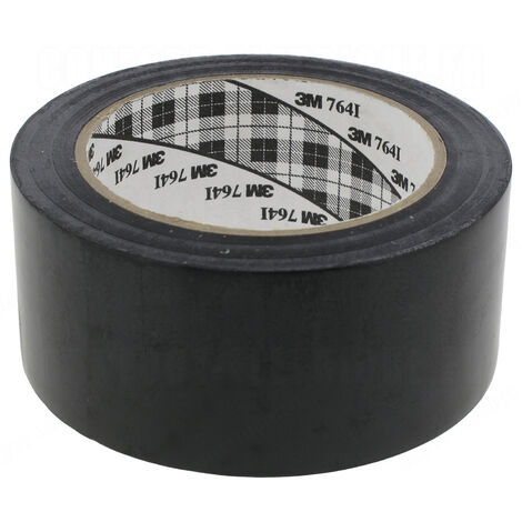 scotch vinyle 3m 764i noir largeur 50 mm