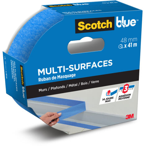 SCOTCHBLUE Ruban de masquage multisurface, SCOTCH, l.48 mm x L.41 m