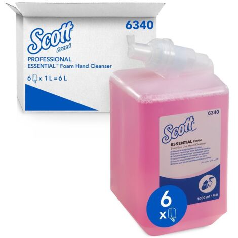 FP Scott Essential Pink Foam Hand Wash Soap - 1ltr