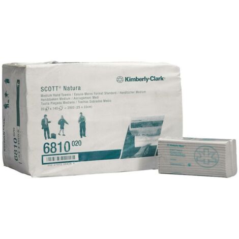 Scott Handtuch Scott 6810 2-lagig weiß - 6810