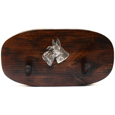 Scottish Terrier, Aberdeen Terrier - Accessoire-Aufhänger, Medaillen-Aufhänger mit Hund, Schlüsselhaken von Art-Dog