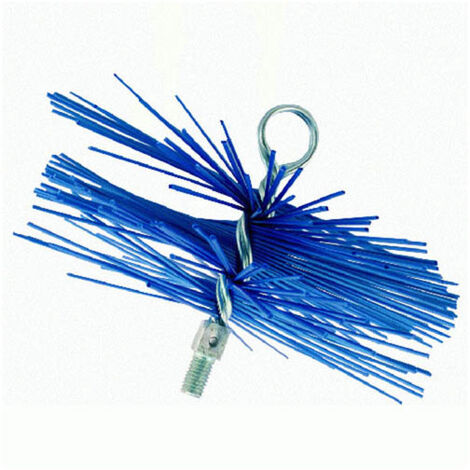 Scovolo en nylon D.150 mm. pour en acier inoxydable carneaux, poêle à pellets, cheminée, chaudière.