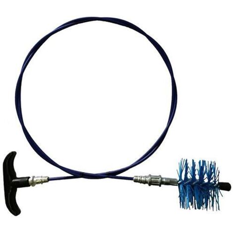 SCOVOLO KIT 2 MT Ø 80MM CURVO X TUBI PELLET