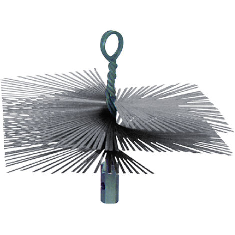 Scovolo Tondo Per Pulizia Camini - Diametro 200 Mm, Con Attacco Per Fune - Foto 10