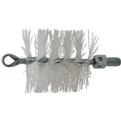Scovolo tondo in nylon per pulizia canna fumaria camino e stufa pellet Ø100 mm attacco m12 brixo 214602