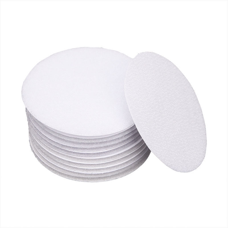 Scratch Autocollant Double Face, 20 Paire Bande Auto-Adhésif, Rectangle 6 x 4 cm, Rond 6 x 6 cm, Blanc