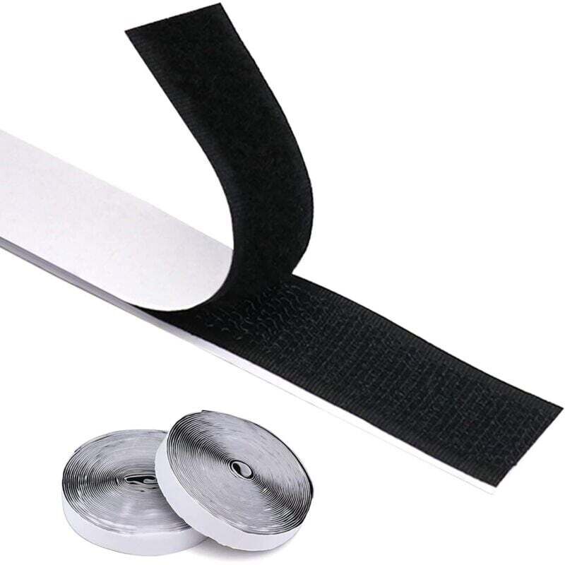 scratch autocollant double face, adhésif puissant, 20 mm x 8 m, bande velcro autocollant, pour cadres photo, tapis, moustiquaires,Bande