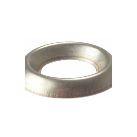 Screw Cup Washers Solid Brass Nickel Plated No.10 Bag 200
