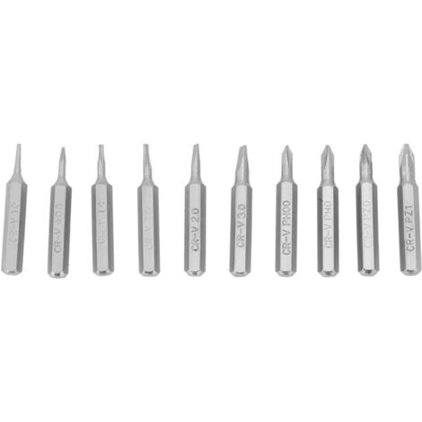 Screwdriver Bit Set, Repair Tools PH00 PH0 Z1 Z0 3.0 2.0 1.0 T5 T4 Star 08 for Mobile Phones, Electronic Equipment Users