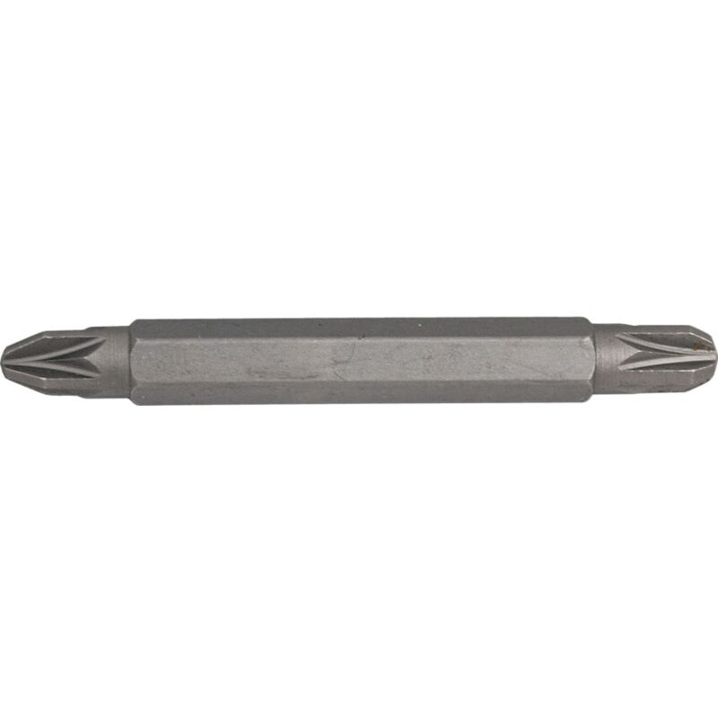 No.1+NO2X60mm Pozidrivs/Driver Bit 1/4' Hex - Kennedy